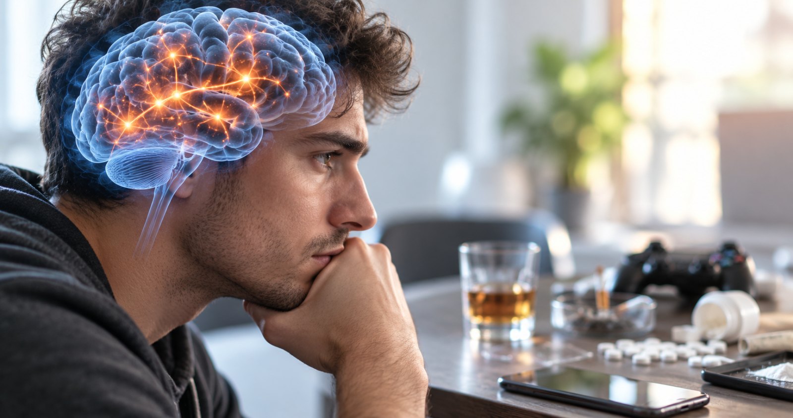 ¿Cómo es el cerebro de una persona con una adicción?